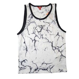 Guess Los Angeles Men's Tank Top Jersey Size XS White, Black New